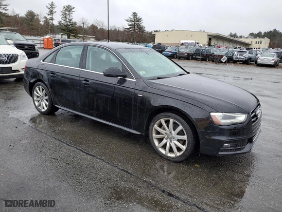 2014 Audi A4 Premium with VIN WAUBFAFL1EN008873, listed as a Copart auction lot 50348365 with 121,669 mi miles and Clean Title. Bid and sale history available at carsss.com. Image 4.