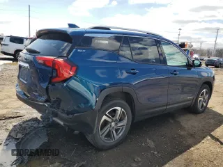 2020 GMC Terrain SLT with VIN 3GKALVEVXLL166504, listed as a Copart auction lot 52864615 with 63,738 mi miles and Salvage title. Bid and sale history available at DreamBid. Image 3.