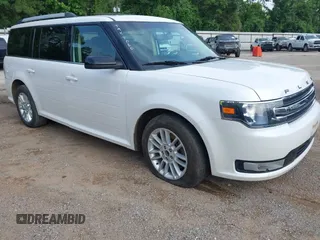 2014 Ford Flex SEL z VIN 2FMGK5C8XEBD00203, wystawiony jako IAAI lot #42304671 z przebiegiem 109 639 mil mil oraz . Historia ofert i sprzedaży dostępna na DreamBid. Obrazek 1.