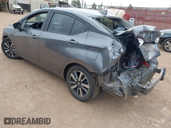 2021 Nissan Versa SV with VIN 3N1CN8EV9ML850299, listed as a IAAI auction lot 41673907 with 72,494 mi miles. Bid and sale history available at carsss.com. Image 3.