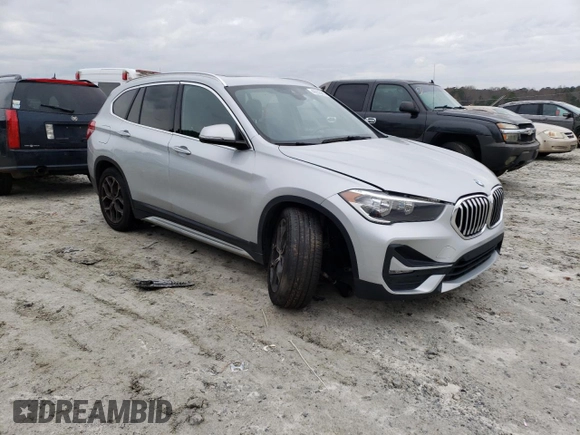 2020 BMW X1 xDrive28i with VIN WBXJG9C05L5P76067, listed as a Copart auction lot 40635893 with 57,184 mi miles. Bid and sale history available at carsss.com. Image 4.