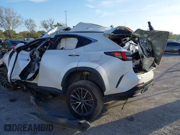2024 Lexus NX with VIN JTJGDCAZ2R2012554, listed as a IAAI auction lot 41638878 with Not Provided miles. Bid and sale history available at carsss.com. Image 3.