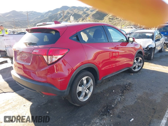 2016 Honda HR-V EX with VIN 3CZRU5H58GM735965, listed as a IAAI auction lot 41848080 with 60,387 mi miles. Bid and sale history available at carsss.com. Image 4.