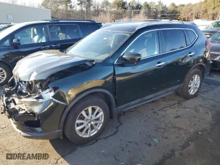 2018 Nissan Rogue SV with VIN 5N1AT2MV7JC818320, listed as a Copart auction lot 46848585 with 54,190 mi miles and Salvage Title. Bid and sale history available at carsss.com. Image 1.