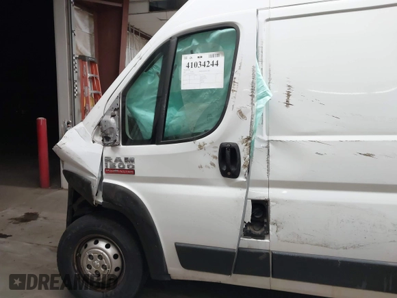 2019 Ram ProMaster Cargo with VIN 3C6TRVBG5KE549723, listed as a IAAI auction lot 41034244 with Not Provided miles and . Bid and sale history available at carsss.com. Image 13.