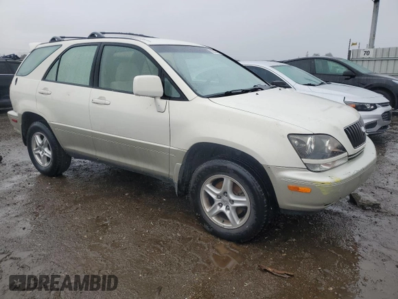 2000 Lexus RX 300 with VIN JT6GF10U7Y0075349, listed as a Copart auction lot 82257494 with 128,267 mi miles and Clean Title. Bid and sale history available at carsss.com. Image 4.