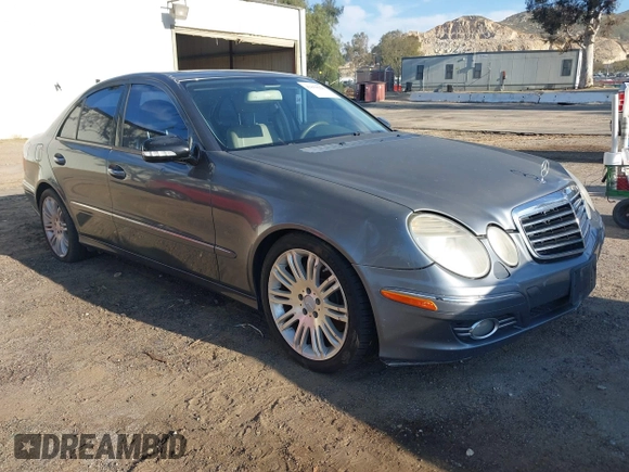 2008 Mercedes-Benz E-Class Luxury 3.5L with VIN WDBUF56X58B261012, listed as a IAAI auction lot 41858226 with 241,333 mi miles. Bid and sale history available at carsss.com. Image 1.