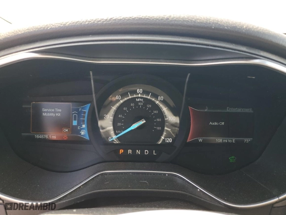 2015 Ford Fusion Titanium Hybrid with VIN 3FA6P0RUXFR245253, listed as a Copart auction lot 52189475 with 164,876 mi miles and Salvage Title. Bid and sale history available at carsss.com. Image 9.