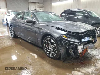 2022 Genesis G70 3.3T с VIN KMTG54TE7NU084124, выставлен на аукционе Copart как лот 50022085 с пробегом 22 338 миль миль и Списание • Salvage title. История ставок и продаж доступна на DreamBid. Изображение 4.