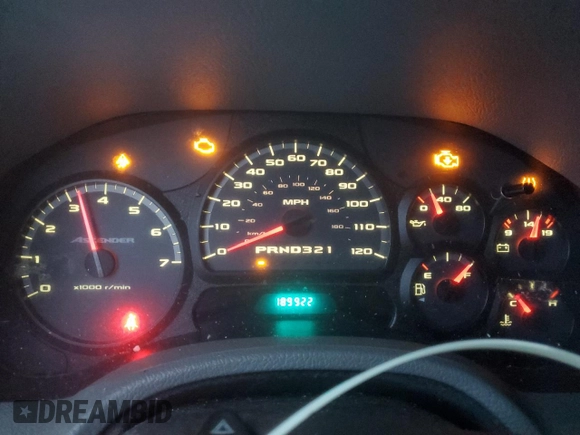 2007 Isuzu Ascender S with VIN 4NUDS13S672702549, listed as a Copart auction lot 84279814 with 189,922 mi miles and Salvage title. Bid and sale history available at DreamBid. Image 9.