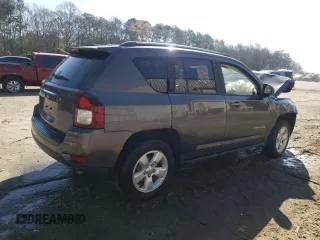 2016 Jeep Compass 75th Anniversary with VIN 1C4NJCBB2GD716954, listed as a Copart auction lot 48696415 with 0 mi miles and Salvage Title. Bid and sale history available at carsss.com. Image 3.