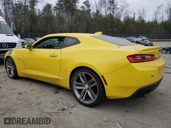 2018 Chevrolet Camaro 1LT with VIN 1G1FB1RS0J0161733, listed as a Copart auction lot 47868025 with 54,924 mi miles and Salvage Title. Bid and sale history available at DreamBid. Image 2.