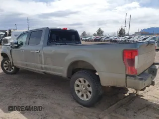 2019 Ford F-350 XL with VIN 1FT8W3BT0KEE83554, listed as a Copart auction lot 48820865 with 198,408 mi miles and Salvage Title. Bid and sale history available at DreamBid. Image 2.