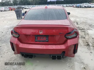 2025 BMW M2 with VIN 3MF23DM08S8F02990, listed as a Copart auction lot 46709765 with 4,373 mi miles and Salvage Title. Bid and sale history available at carsss.com. Image 6.