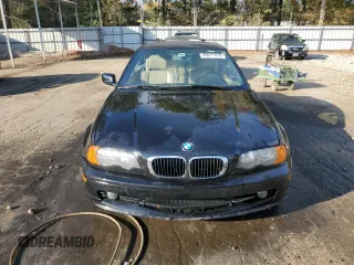 2001 BMW 3 Series 325Ci with VIN WBABS33421JY53592, listed as a Copart auction lot 80011414 with 0 mi miles and Salvage Title. Bid and sale history available at carsss.com. Image 5.