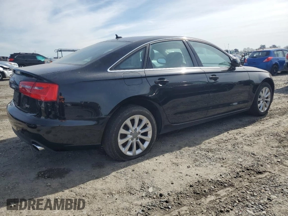 2012 Audi A6 2.0T Premium with VIN WAUCFAFC6CN143767, listed as a Copart auction lot 47147215 with 135,724 mi miles and Clean Title. Bid and sale history available at carsss.com. Image 3.