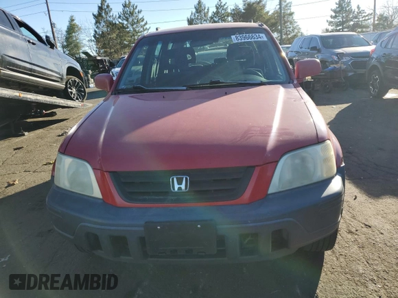 1999 Honda CR-V EX with VIN JHLRD1768XC070126, listed as a Copart auction lot 83966634 with 231,661 mi miles and Salvage Title. Bid and sale history available at carsss.com. Image 5.