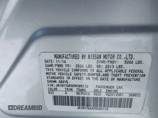 2015 Infiniti Q50 Premium z VIN JN1BV7ARXFM395132, wystawiony jako IAAI lot #41618895 z przebiegiem 96 951 mil mil oraz . Historia ofert i sprzedaży dostępna na DreamBid. Obrazek 9.