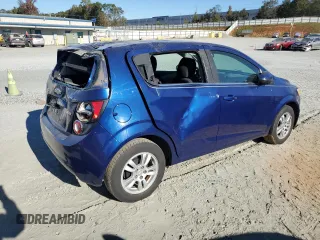 2013 Chevrolet Sonic LT with VIN 1G1JC6SB2D4246567, listed as a Copart auction lot 76625054 with 98,698 mi miles and Salvage Title. Bid and sale history available at carsss.com. Image 3.