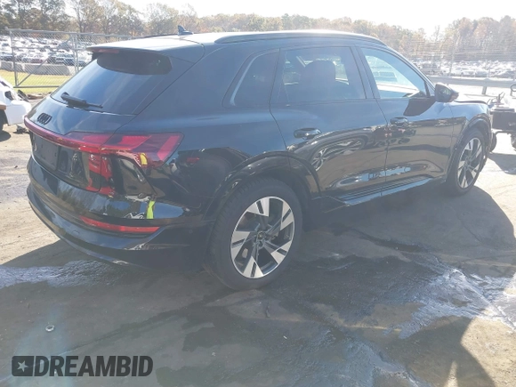 2022 Audi e-tron Premium with VIN WA1AAAGE6NB029002, listed as a IAAI auction lot 40856287 with 60,240 mi miles. Bid and sale history available at carsss.com. Image 4.