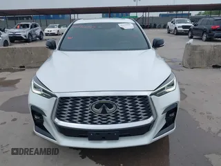 2023 Infiniti QX55 Luxe with VIN 3PCAJ5JR3PF115036, listed as a IAAI auction lot 42290047 with 58,892 mi miles and . Bid and sale history available at DreamBid. Image 12.