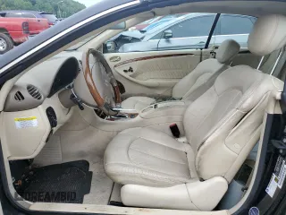 2008 Mercedes-Benz CLK 350 with VIN WDBTK56F98F250442, listed as a Copart auction lot 54140584 with 136,329 mi miles and Salvage Title. Bid and sale history available at carsss.com. Image 7.