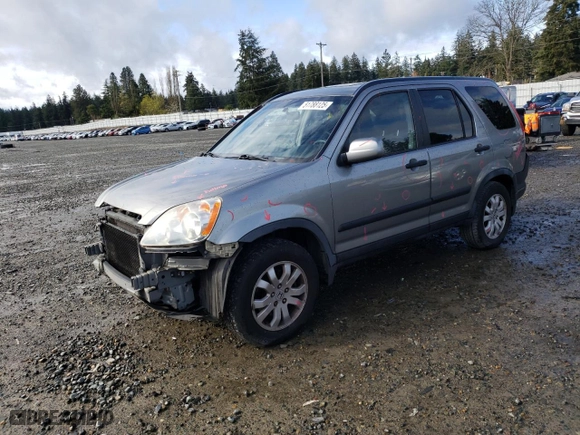 2006 Honda CR-V EX with VIN JHLRD78896C020241, listed as a Copart auction lot 51788125 with 143,861 mi miles and Salvage Title. Bid and sale history available at carsss.com. Image 1.