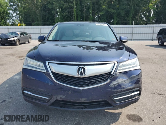 2014 Acura MDX Technology with VIN 5FRYD3H4XEB005620, listed as a Copart auction lot 57962935 with 229,452 mi miles and Salvage title. Bid and sale history available at DreamBid. Image 5.