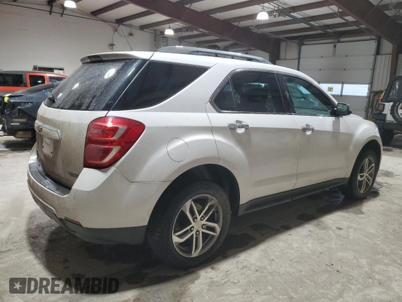 2017 Chevrolet Equinox Premier with VIN 2GNALDEK6H1514455, listed as a Copart auction lot 42787425 with 124,009 mi miles and Clean Title. Bid and sale history available at carsss.com. Image 3.