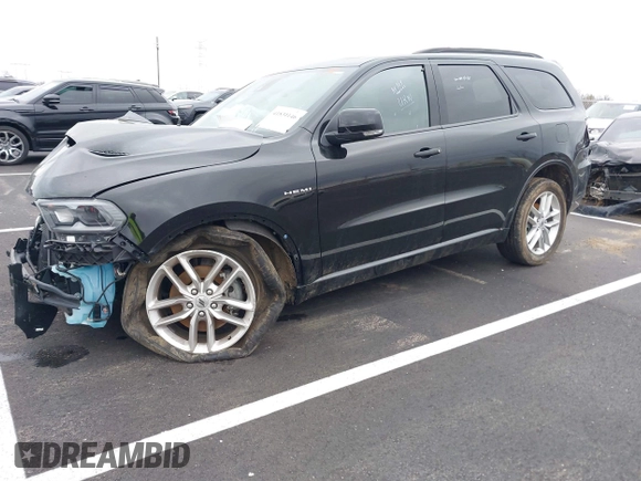 2024 Dodge Durango R/T Plus with VIN 1C4SDJCT9RC152797, listed as a IAAI auction lot 41834146 with 24,456 mi miles and . Bid and sale history available at DreamBid. Image 16.