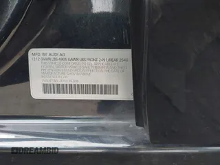 2013 Audi A4 Premium Plus with VIN WAUFFAFL2DN034768, listed as a IAAI auction lot 40727577 with 215,069 mi miles. Bid and sale history available at carsss.com. Image 9.