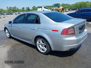 2007 Acura TL with VIN 19UUA66247A023832, listed as a IAAI auction lot 42035522 with 279,942 mi miles. Bid and sale history available at carsss.com. Image 3.