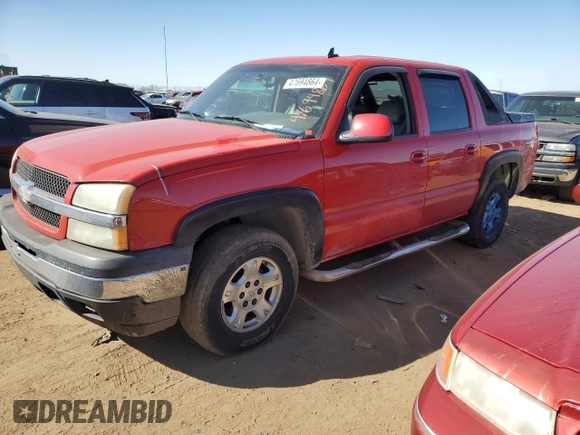 2006 Chevrolet Avalanche Z71 with VIN 3GNEK12Z56G134015, listed as a Copart auction lot 47694864 with 354,870 mi miles and Salvage Title. Bid and sale history available at carsss.com. Image 1.