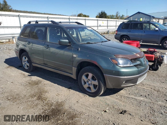 2004 Mitsubishi Outlander z VIN JA4LZ41FX4U057120, wystawiony jako Copart lot #76842914 z przebiegiem 109 281 mil mil oraz Szkoda całkowita • Salvage title. Historia ofert i sprzedaży dostępna na DreamBid. Obrazek 4.