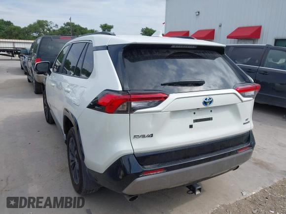 2022 Toyota RAV4 Hybrid SE with VIN 4T3T6RFV4NU065150, listed as a IAAI auction lot 42166772 with 69,868 mi miles and . Bid and sale history available at DreamBid. Image 3.