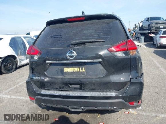 2017 Nissan Rogue SL with VIN JN8AT2MT6HW391390, listed as a IAAI auction lot 41852317 with 72,660 mi miles and . Bid and sale history available at DreamBid. Image 16.