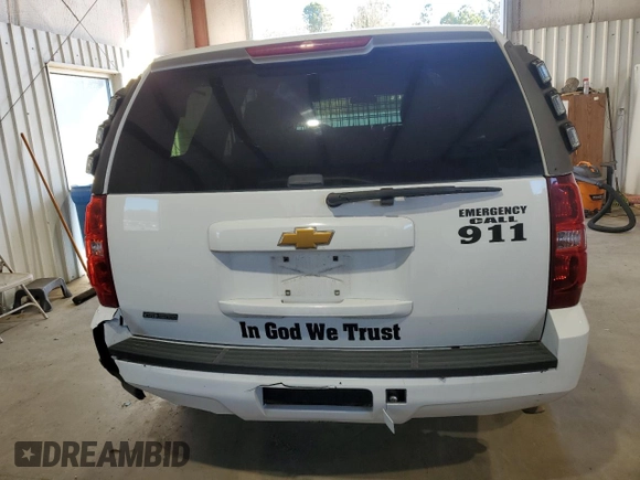 2014 Chevrolet Tahoe Commercial z VIN 1GNLC2E07ER194822, wystawiony jako Copart lot #47253625 z przebiegiem 126 882 mil mil oraz Szkoda całkowita • Salvage title. Historia ofert i sprzedaży dostępna na DreamBid. Obrazek 6.