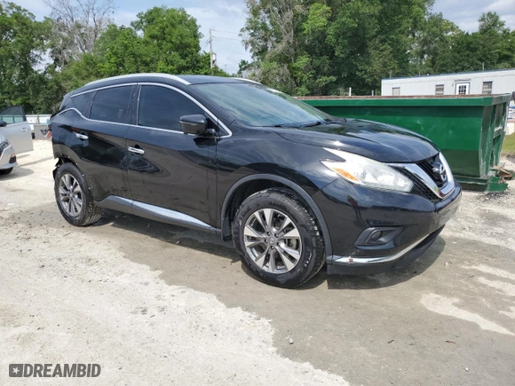 2017 Nissan Murano SL with VIN 5N1AZ2MG9HN167464, listed as a Copart auction lot 53276785 with 98,376 mi miles and Salvage Title. Bid and sale history available at carsss.com. Image 4.