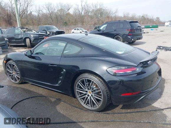 2024 Porsche 718 Cayman with VIN WP0AA2A89RK255443, listed as a IAAI auction lot 41390248 with 3,098 mi miles and . Bid and sale history available at DreamBid. Image 14.