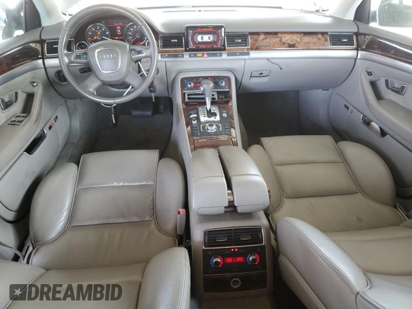 2008 Audi A8 L 4.2L with VIN WAUMV94E98N004265, listed as a Copart auction lot 55255005 with 116,333 mi miles and Clean Title. Bid and sale history available at carsss.com. Image 8.