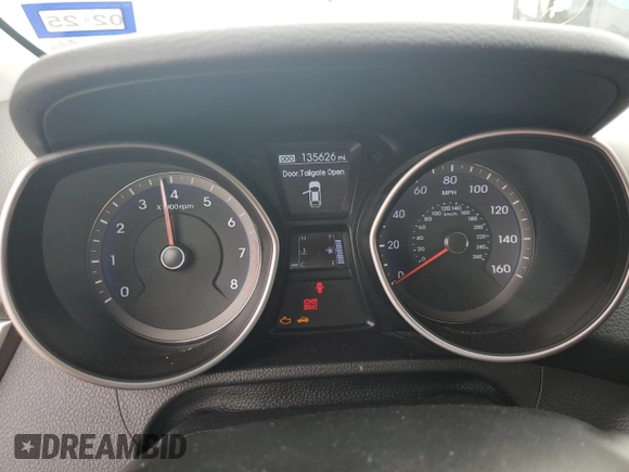 2014 Hyundai Elantra GT with VIN KMHD35LH5EU202013, listed as a Copart auction lot 52465424 with 135,626 mi miles and Clean Title. Bid and sale history available at carsss.com. Image 9.