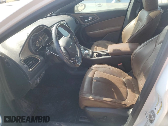 2016 Chrysler 200 C with VIN 1C3CCCCB4GN147409, listed as a Copart auction lot 49275705 with 125,702 mi miles and Salvage Title. Bid and sale history available at carsss.com. Image 7.