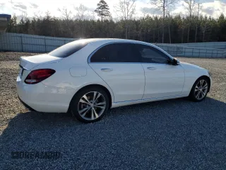 2016 Mercedes-Benz C 300 with VIN WDDWF4JBXGR160348, listed as a Copart auction lot 49208705 with 118,950 mi miles and Salvage Title. Bid and sale history available at carsss.com. Image 3.