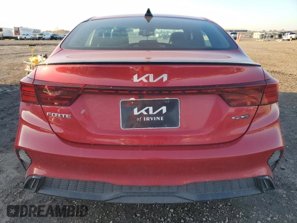 2024 Kia Forte GT-Line with VIN 3KPF54AD0RE776976, listed as a Copart auction lot 45841285 with 15,955 mi miles and Salvage Title. Bid and sale history available at carsss.com. Image 6.