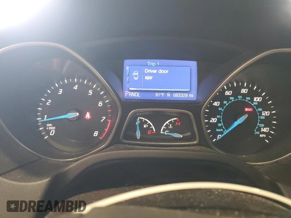 2013 Ford Focus SE with VIN 1FADP3F22DL249403, listed as a Copart auction lot 62295645 with 83,328 mi miles and Salvage title. Bid and sale history available at DreamBid. Image 9.