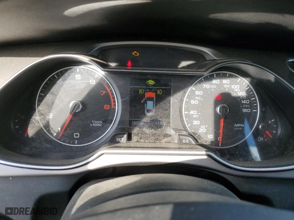 2013 Audi A4 Premium Plus with VIN WAUHFAFL0DN047396, listed as a Copart auction lot 72752114 with 160,534 mi miles and Salvage Title. Bid and sale history available at carsss.com. Image 9.