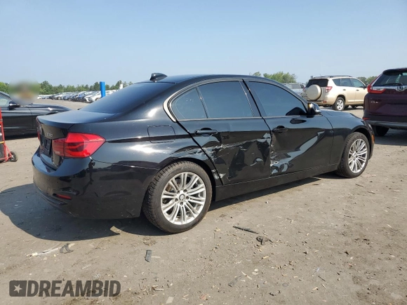 2018 BMW 3 Series 330i xDrive with VIN WBA8D9G56JNU69320, listed as a Copart auction lot 60794345 with 104,036 mi miles and Salvage title. Bid and sale history available at DreamBid. Image 3.