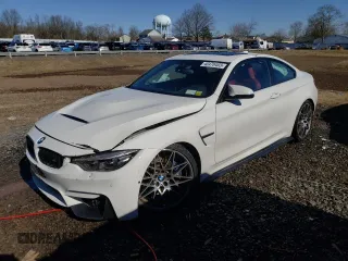 2018 BMW M4 with VIN WBS4Y9C52JAC86351, listed as a Copart auction lot 40470403 with 46,672 mi miles. Bid and sale history available at carsss.com. Image 1.