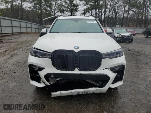 2020 BMW X7 M50i z VIN 5UXCX6C06L9C37391, wystawiony jako Copart lot #43506485 z przebiegiem 79 815 mil mil oraz Szkoda całkowita • Salvage title. Historia ofert i sprzedaży dostępna na DreamBid. Obrazek 5.