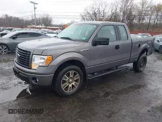 2014 Ford F-150 XL with VIN 1FTFX1EF8EFA97820, listed as a IAAI auction lot 41974347 with 148,018 mi miles. Bid and sale history available at carsss.com. Image 2.